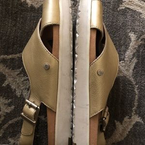 Ugg Gold Leather Sandals